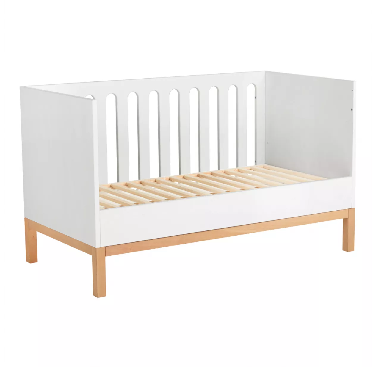 Quax Lit Bébé Canapé Indigo 70 X 140 - Blanc – Image 3
