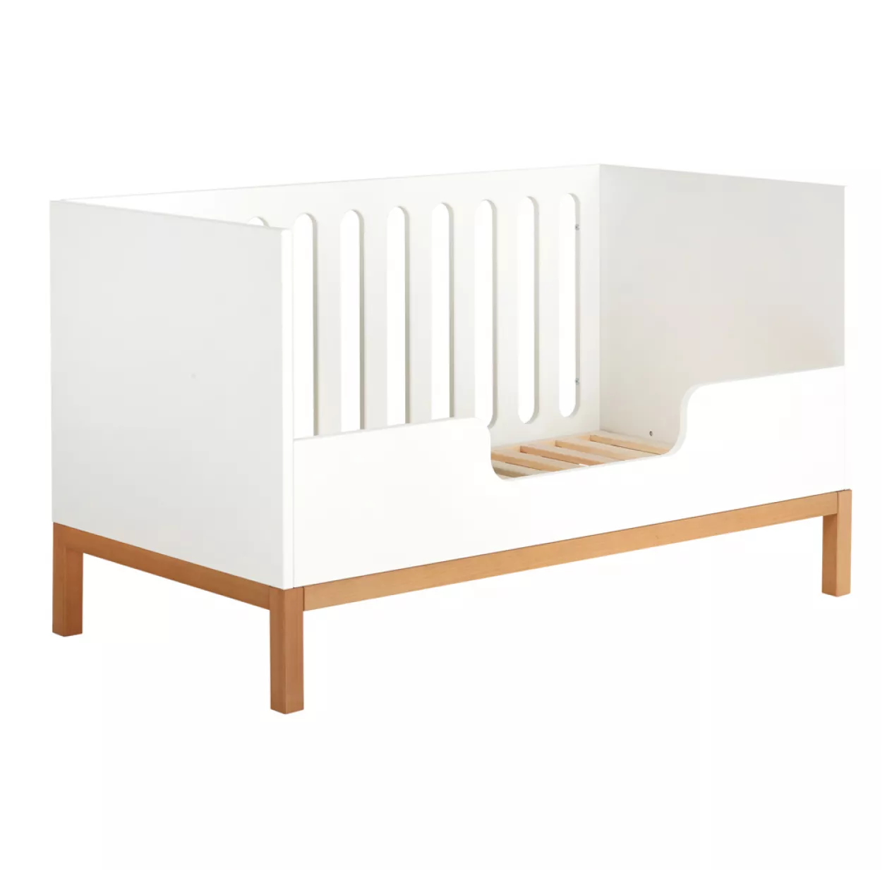 Quax Lit Bébé Canapé Indigo 70 X 140 - Blanc – Image 4