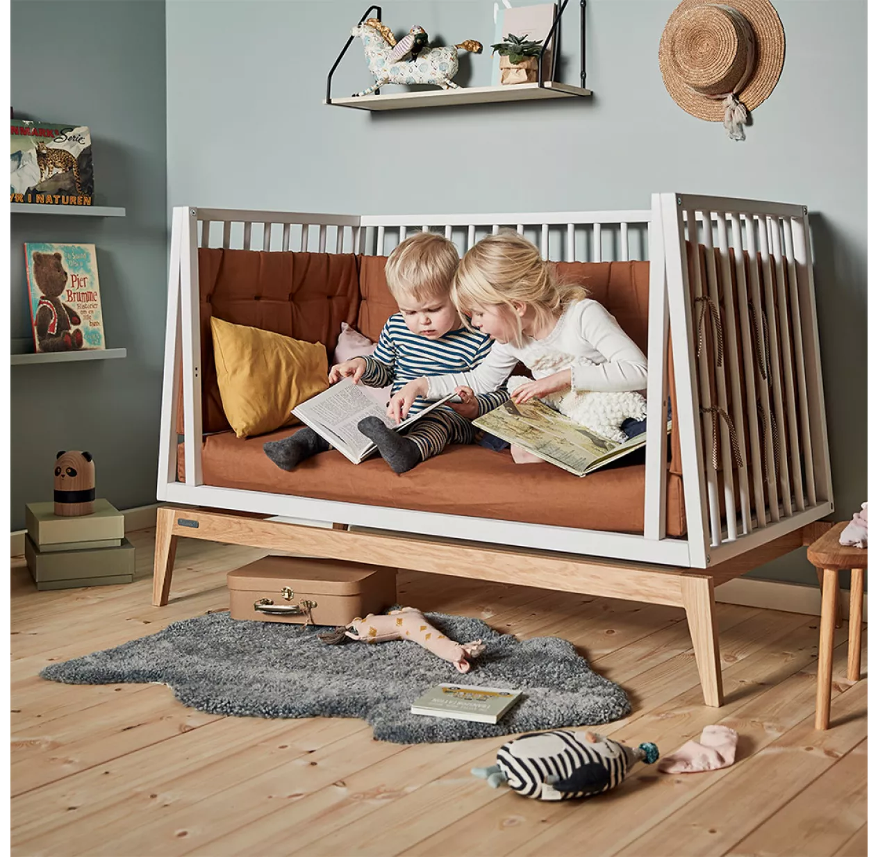 Leander Lit Bébé Luna 60 X 120 Cm - Blanc – Image 5