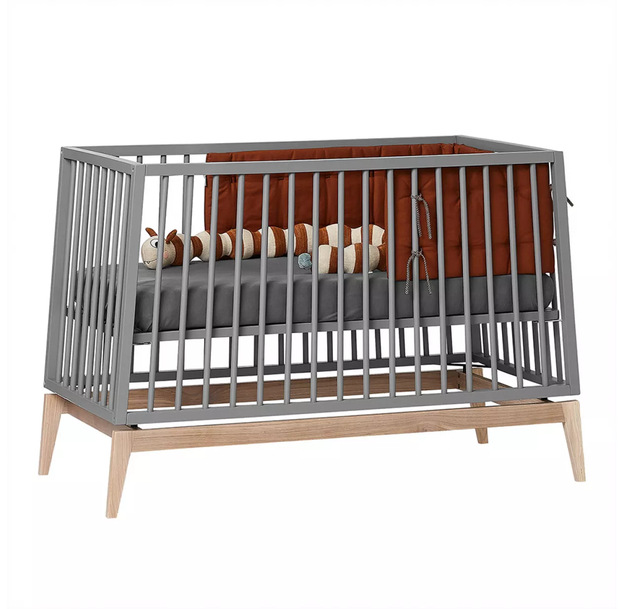 Leander Lit Bébé Luna 60 X 120 Cm - Gris – Image 6