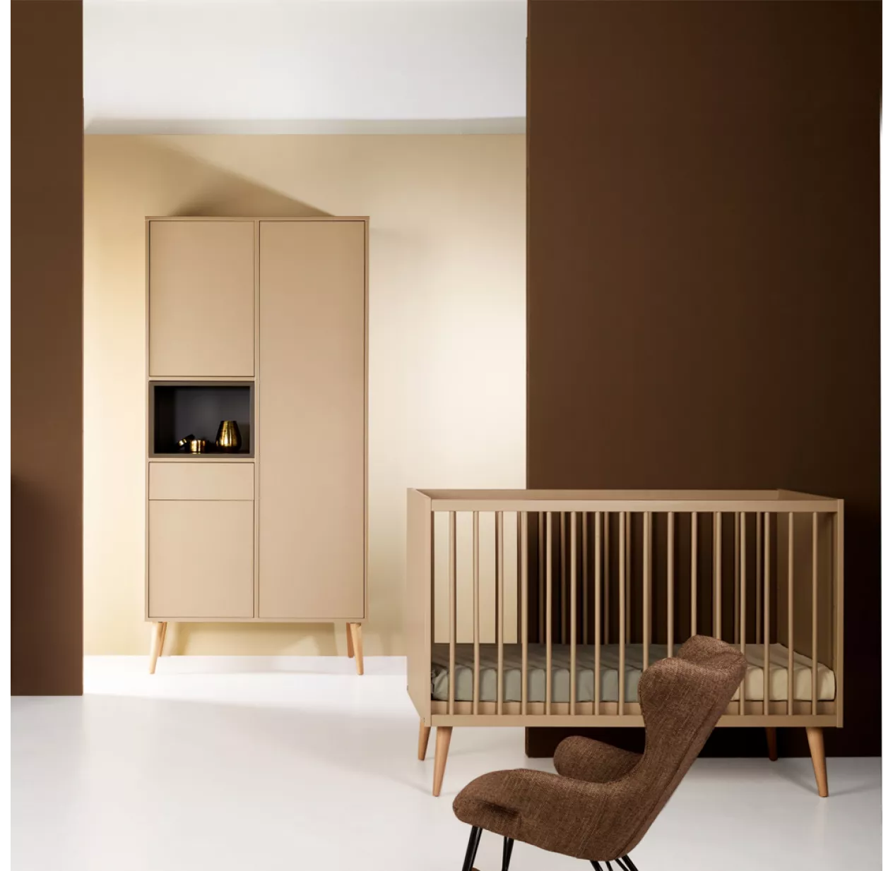 Quax Lit Bébé Cocoon - Chêne – Image 2