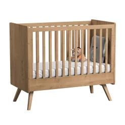 VOX Lit Bébé 60 X 120 Vintage - Chêne