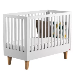 VOX Lit Bébé évolutif 70 X 140 Lounge - Blanc