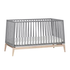 Leander Lit Bébé Luna 70 X 140 Cm - Gris