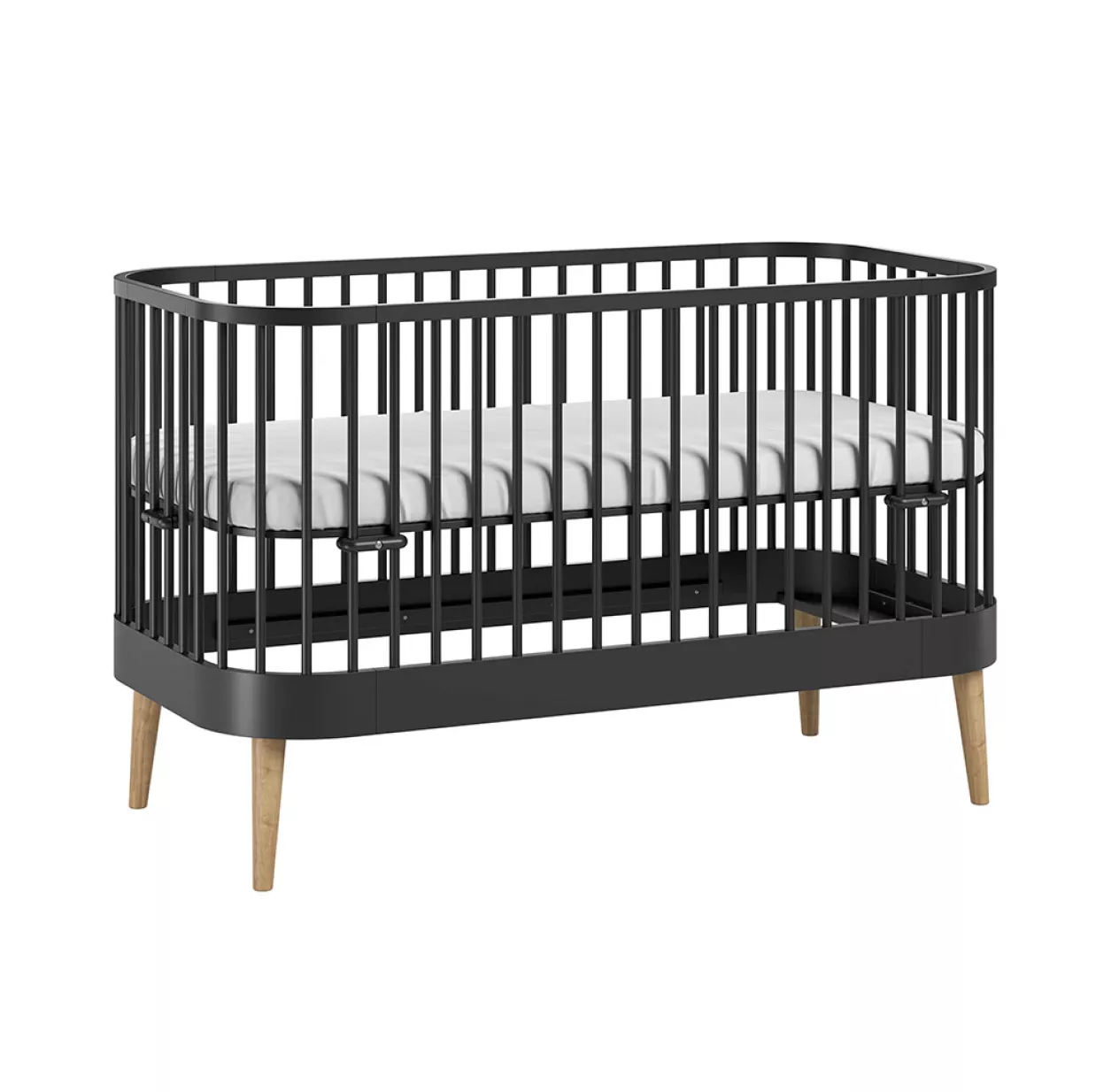 VOX Lit Bébé évolutif Paris - Noir