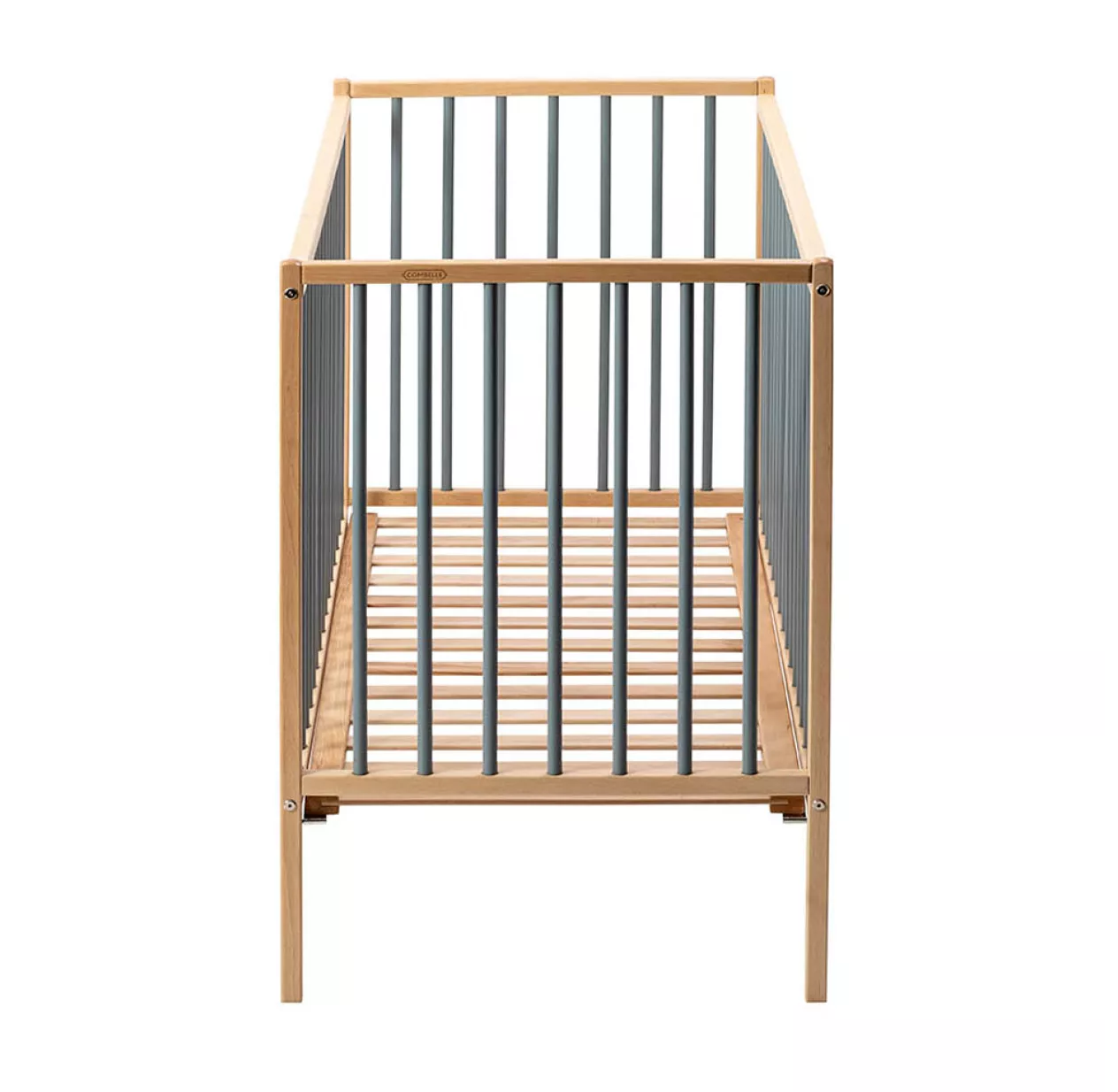 Combelle Lit Bébé Rémi - Bleu Gris – Image 5