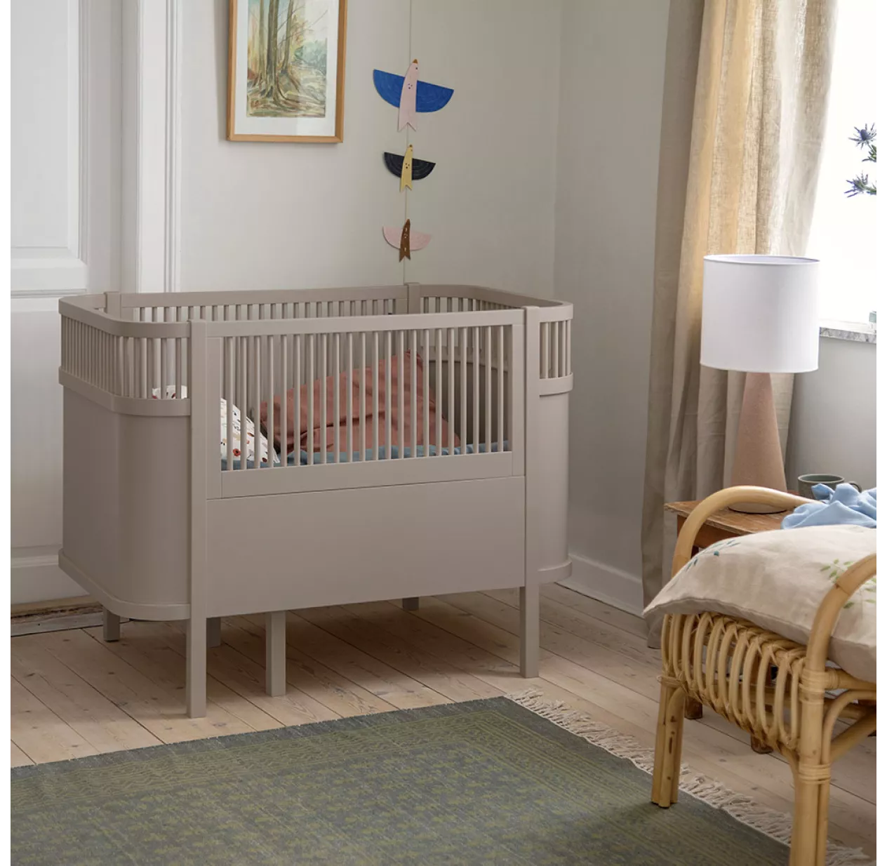 Sebra Lit Bébé évolutif - Jetty Beige – Image 2