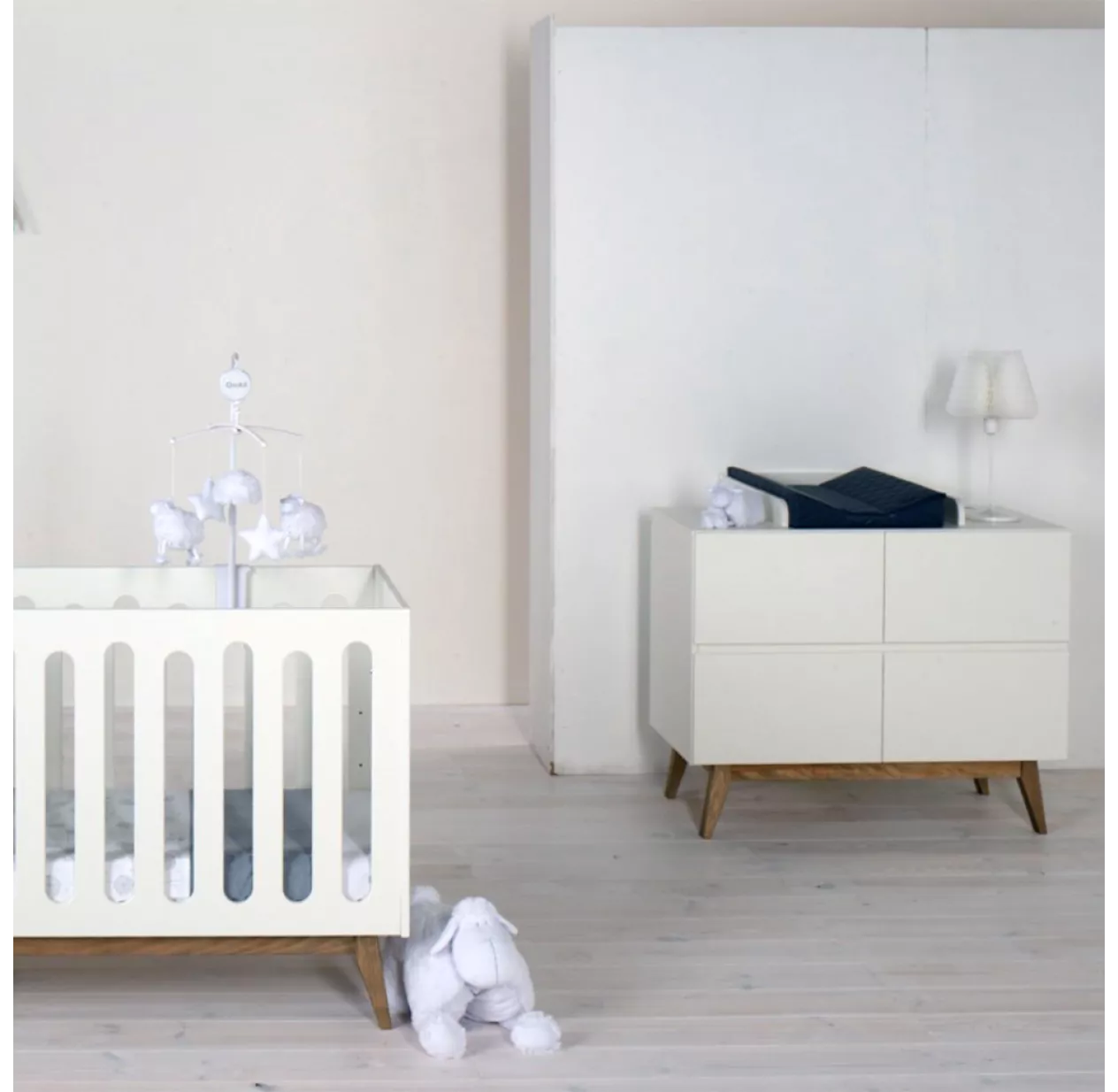 Quax Lit Bébé Canapé Trendy 70 X 140 - Blanc – Image 3