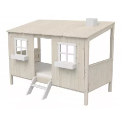 FLEXA Lit Classic House - Vernis Blanchi