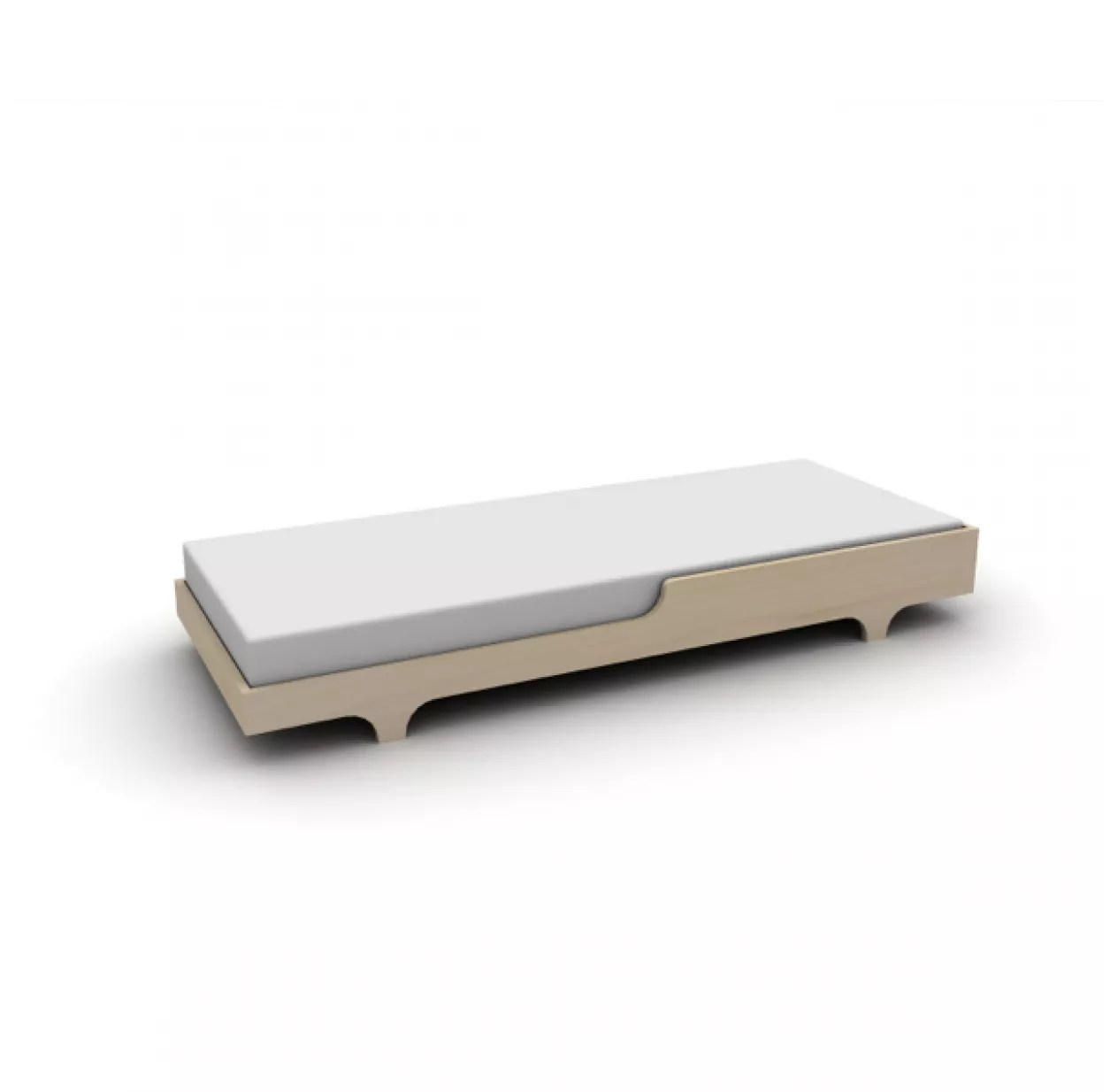 Rafa Kids Lit Enfant A Teen Bed Et Son Matelas - Naturel – Image 5