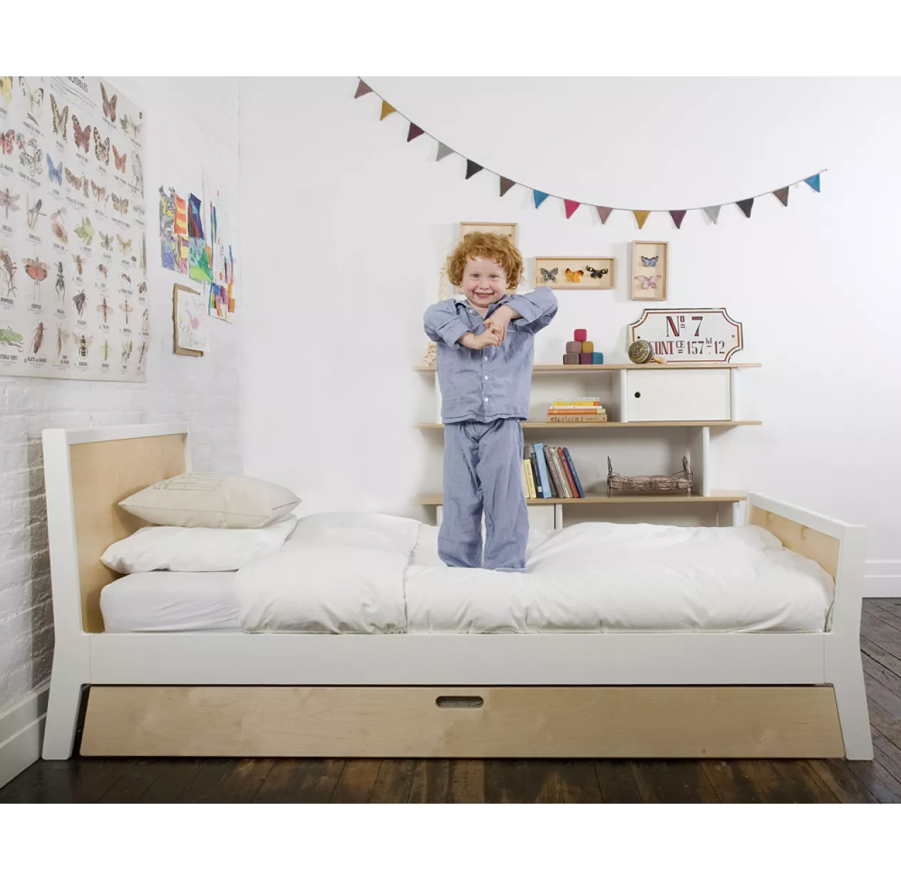 Oeuf NYC Lit Enfant Sparrow 90 X 200 - Blanc – Image 3