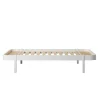 Oliver Furniture Lit Ado Wood Lounger 120x200 - Blanc