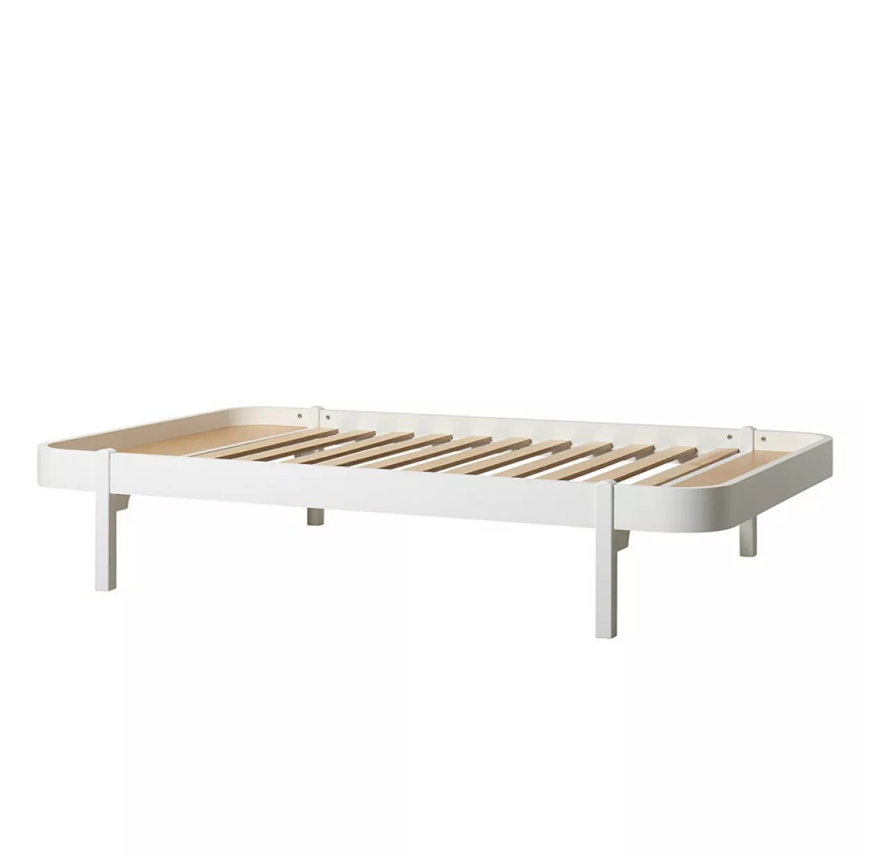 Oliver Furniture Lit Ado Wood Lounger 120x200 - Blanc – Image 3