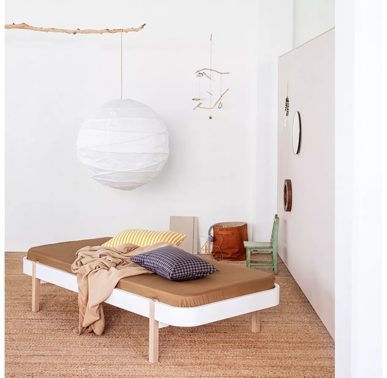 Oliver Furniture Lit Enfant Wood Lounger 90x200 - ChĂȘne â Image 2