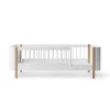 Oliver Furniture Lit Junior Wood Mini+ - Blanc/Chêne