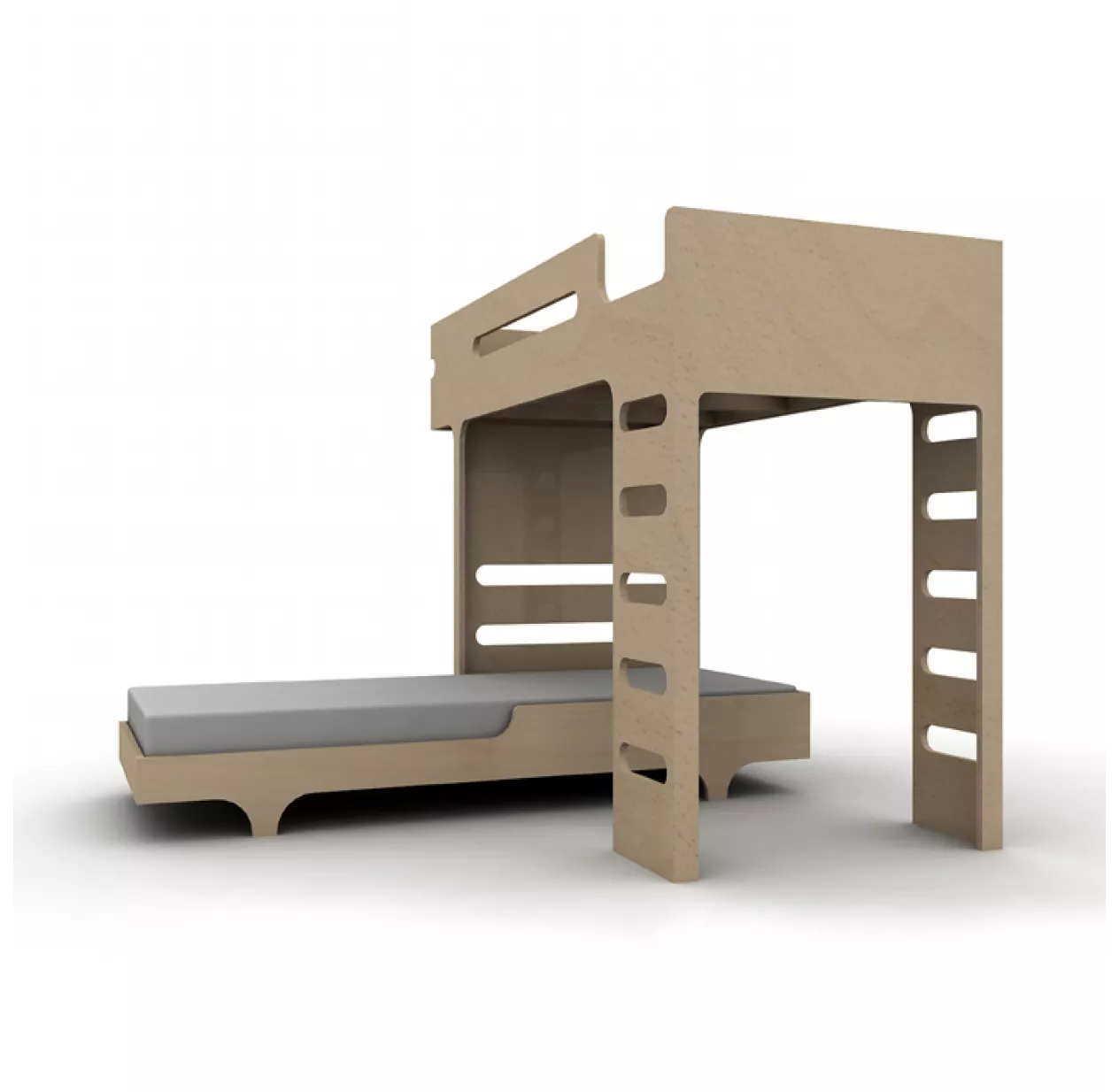 Rafa Kids Lit Enfant A Teen Bed Et Son Matelas - Naturel – Image 8