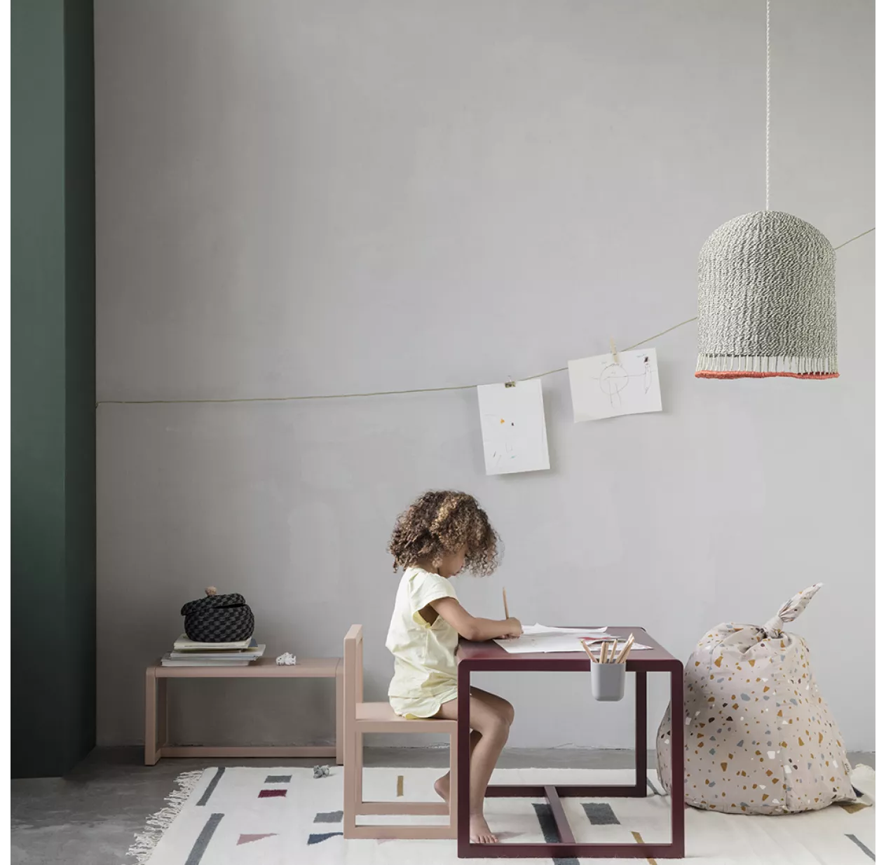 Ferm LIVING Table Little Architect - Rose – Image 3