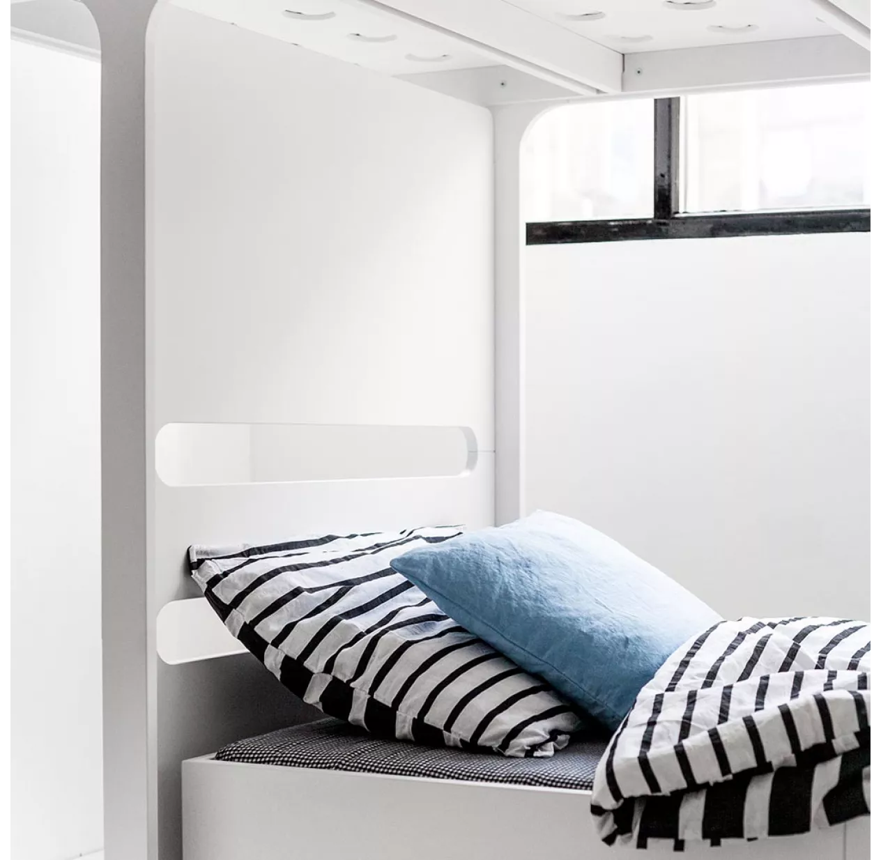 Rafa Kids Lit Superposé F+ A Bed Et Son Matelas - Blanc – Image 3