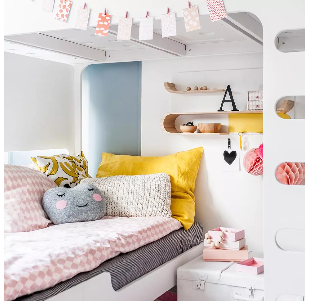 Rafa Kids Lit Superposé F+ A Bed Et Son Matelas - Blanc – Image 6