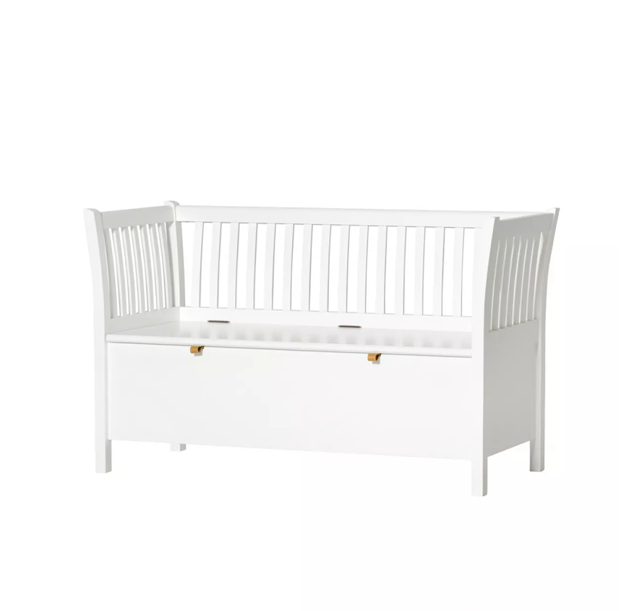 Oliver Furniture Ensemble Flèche De Lit Chêne + Ciel De Lit Blanc Pour Lit Bébé évolutif Mini+ – Image 2