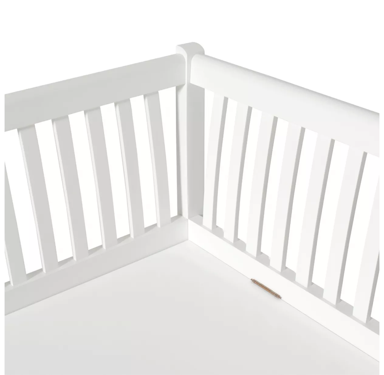 Oliver Furniture Ensemble Flèche De Lit Chêne + Ciel De Lit Blanc Pour Lit Bébé évolutif Mini+ – Image 4