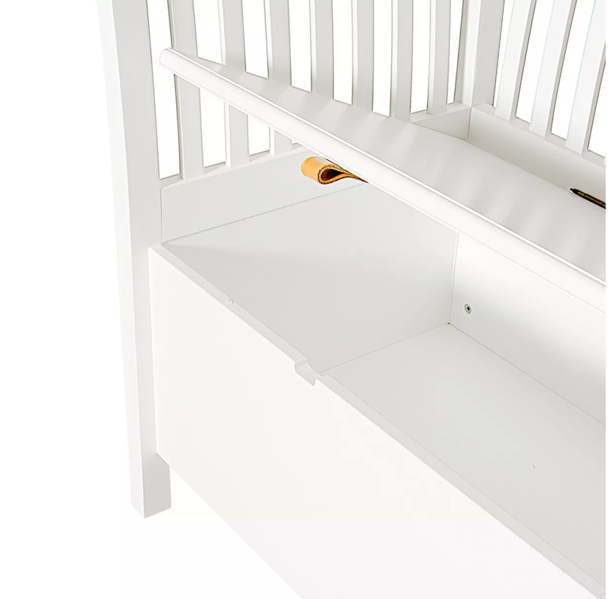 Oliver Furniture Ensemble Flèche De Lit Chêne + Ciel De Lit Blanc Pour Lit Bébé évolutif Mini+ – Image 6