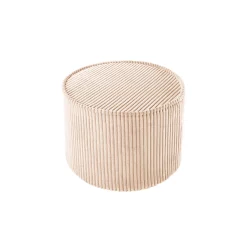 Wigiwama Pouf En Velours Côtelé - Beige