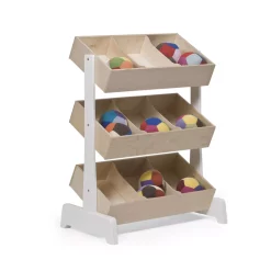 Oeuf NYC Toy Store Coffre à Jouets - Blanc/Bouleau