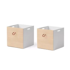 Oliver Furniture Set De 2 Caissons - Chêne/Blanc