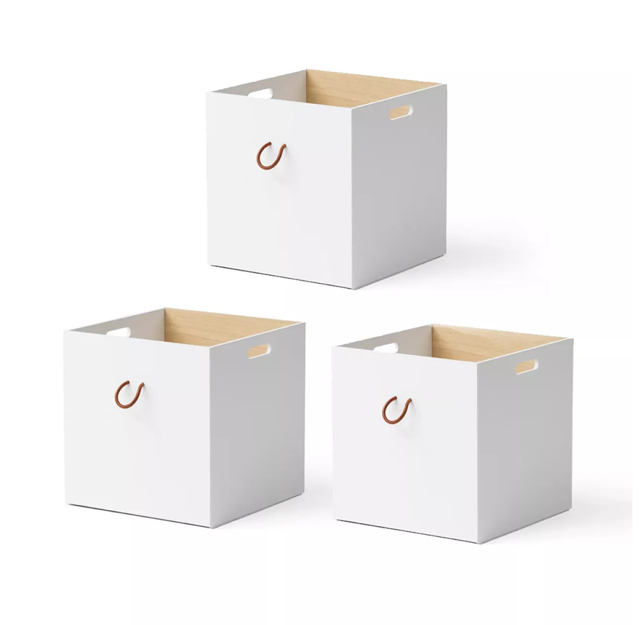 Oliver Furniture Set De 3 Caissons - ChĂȘne/Blanc â Image 2