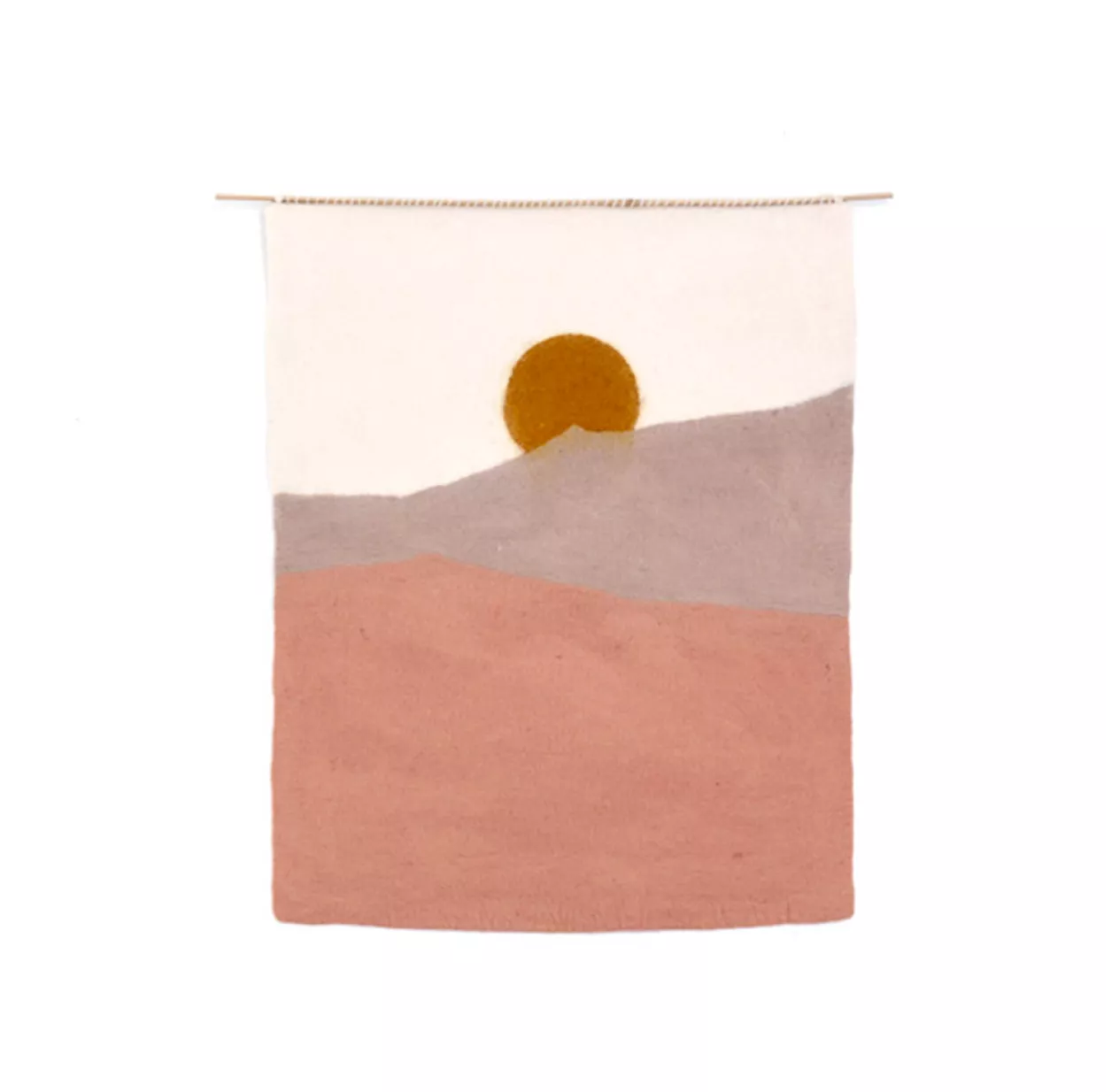 Muskhane Tenture Murale Landscape Morning - Rose Quartz